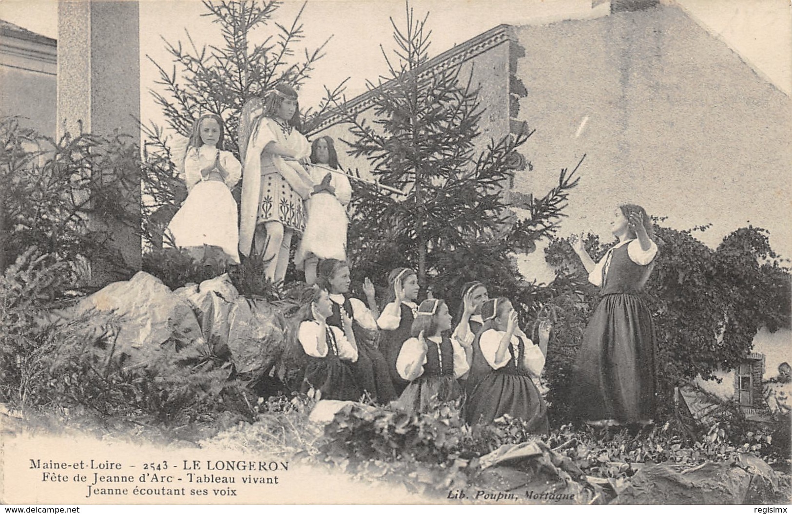 49-LE LONGERON-FETE DE JEANNE D ARC TABLEAU VIVANT-N°R2043-F/0107 - Autres & Non Classés