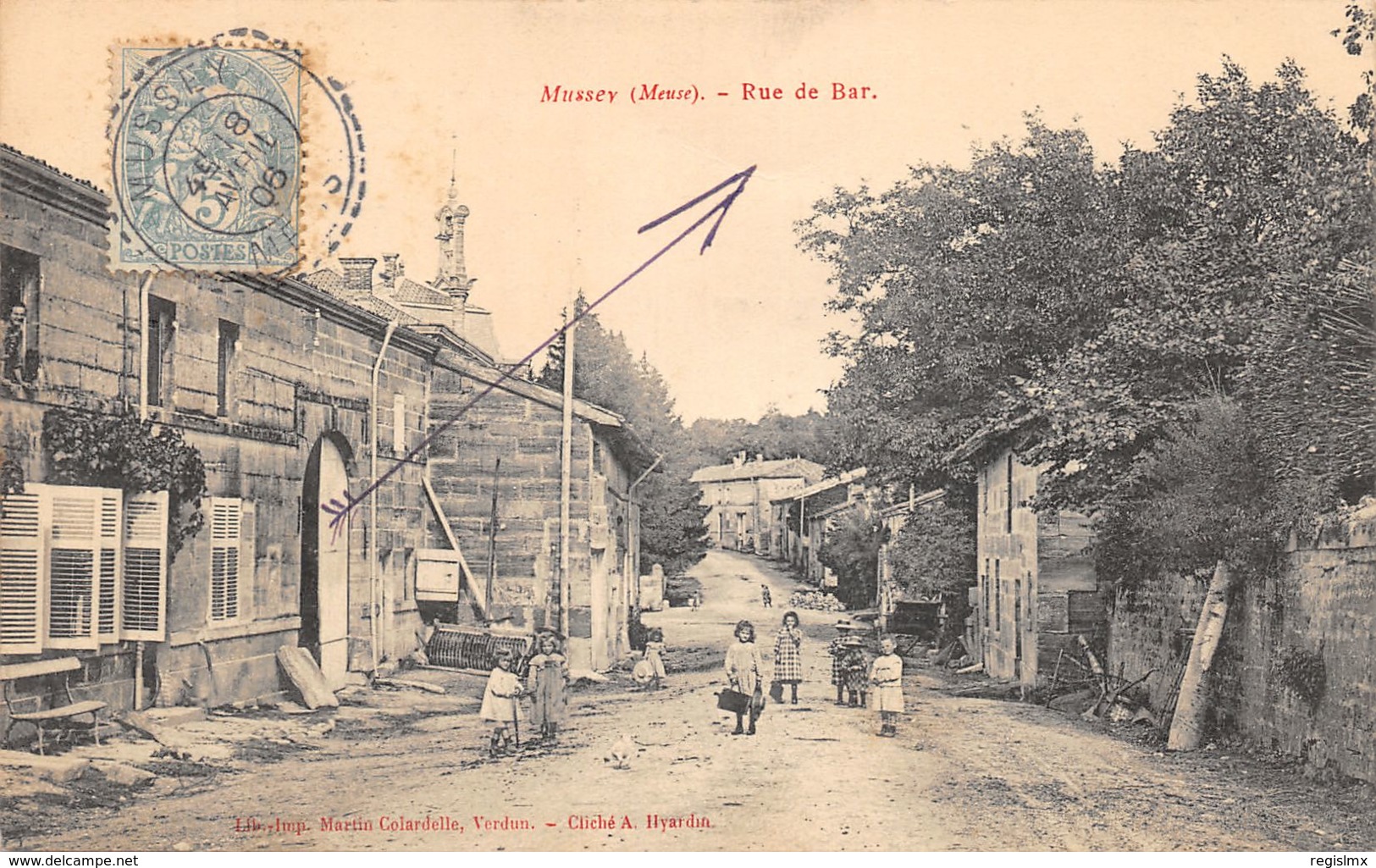 55-MUSSEY-RUE DE BAR-N°R2045-D/0181 - Sonstige & Ohne Zuordnung