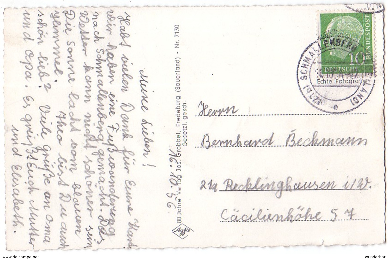 Schmallenberg  1956  (z5797) - Schmallenberg