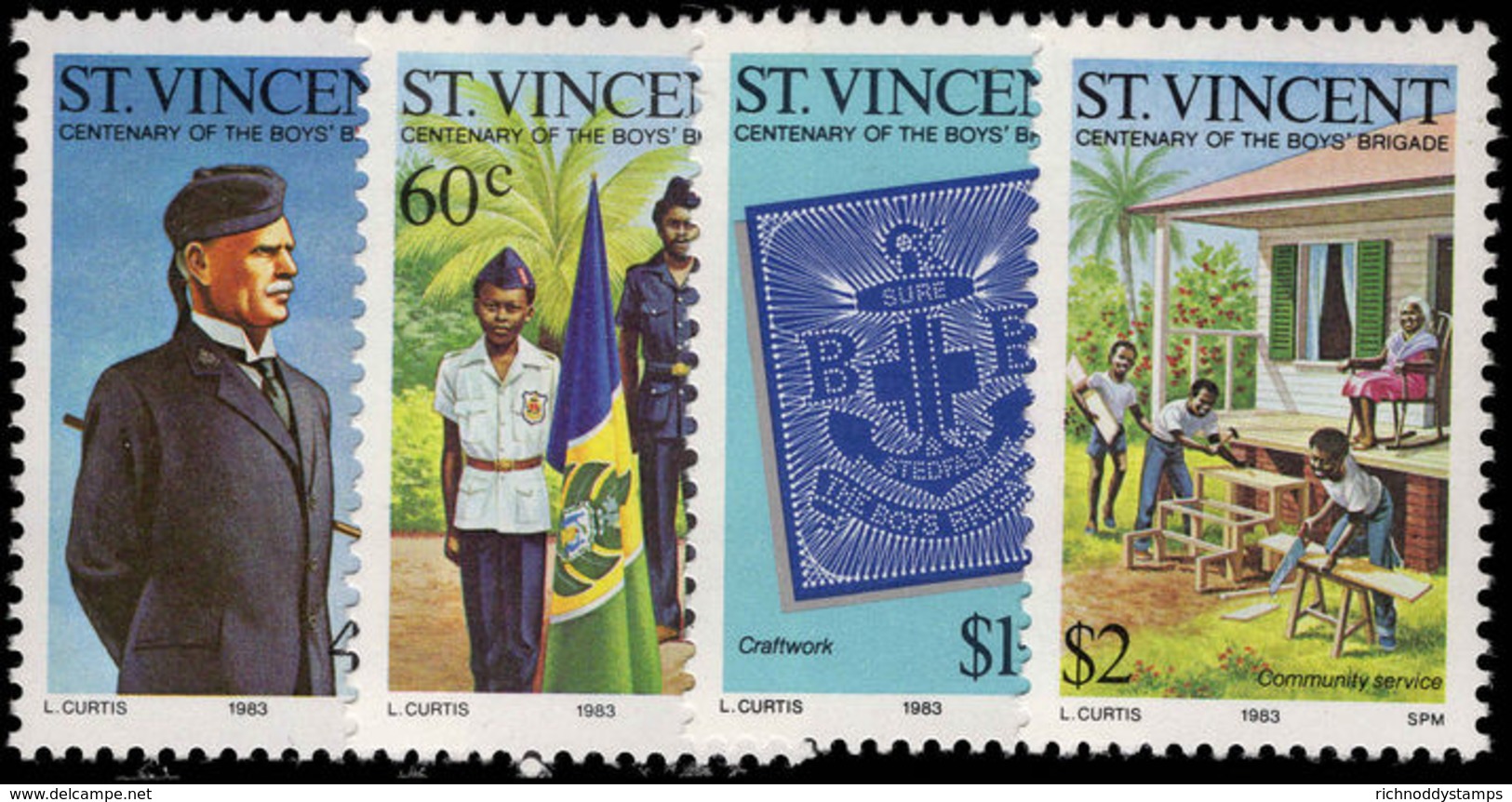 St Vincent 1983 Boys Brigade Unmounted Mint. - St.Vincent (1979-...)