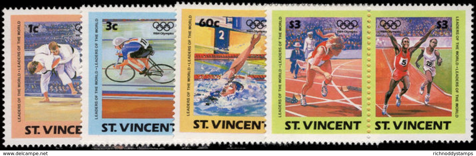 St Vincent 1984 Olympics Unmounted Mint. - St.Vincent (1979-...)