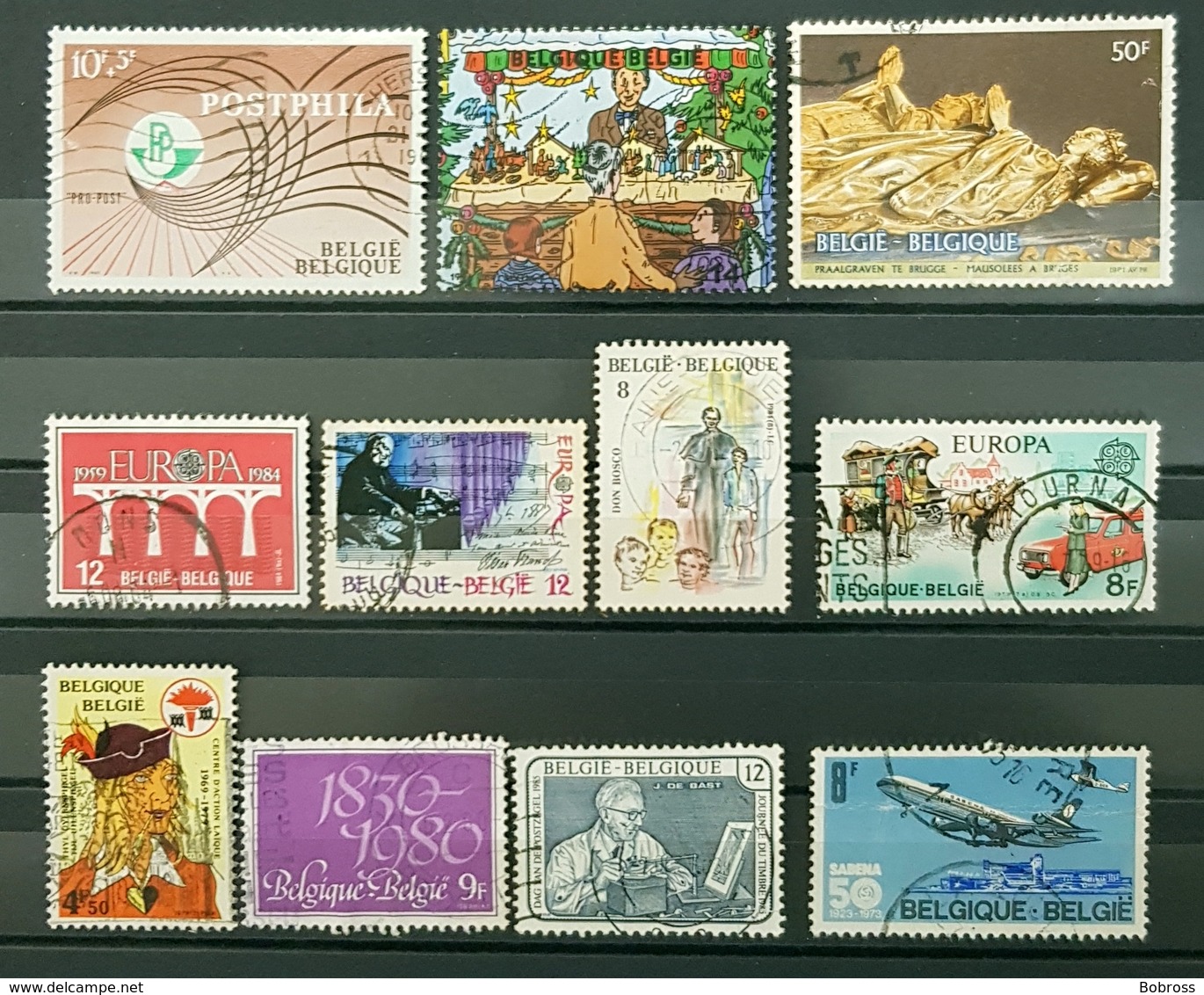 Belgique, Lot 35 Of 70+ Used Stamps, Start 1e - Collections (sans Albums)