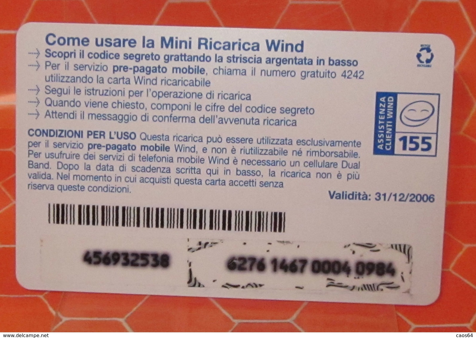 MONDOWIND 10.00 € - Schede GSM, Prepagate & Ricariche