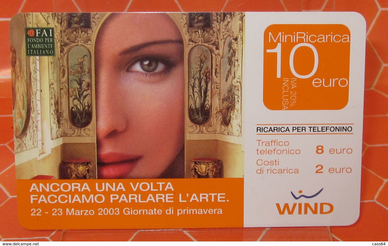 FAI WIND  10.00 € - [2] Sim Cards, Prepaid & Refills