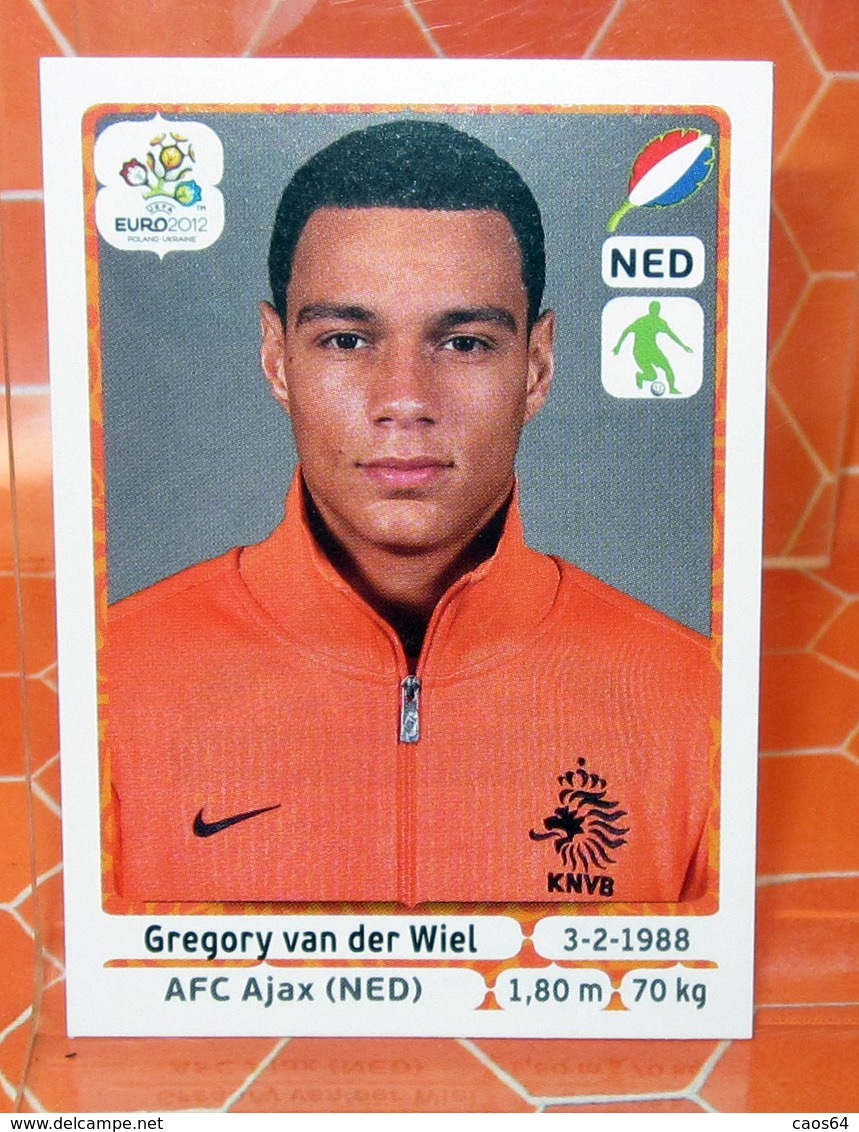 EURO2012 PANINI N. 175 GREGORY VAN DER WIEL   STICKER NEW CON VELINA - Edizione Italiana