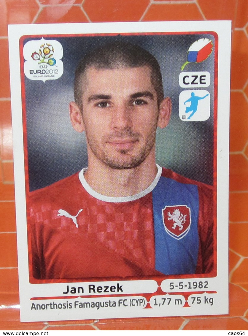 EURO2012 PANINI N. 158 REZEK  STICKER NEW CON VELINA - Edizione Italiana