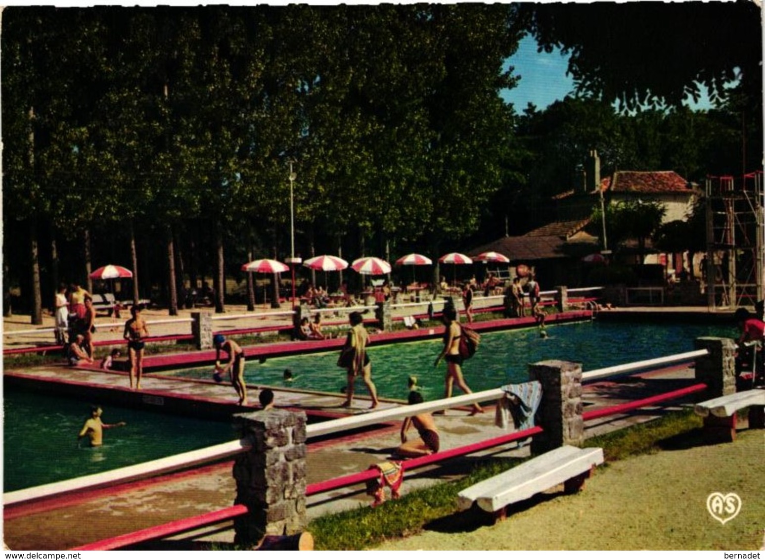 16 .. RUFFEC  CONDAC ... RESTAURANT PISCINE DU MOULIN ENCHANTE  .. 1974 - Ruffec