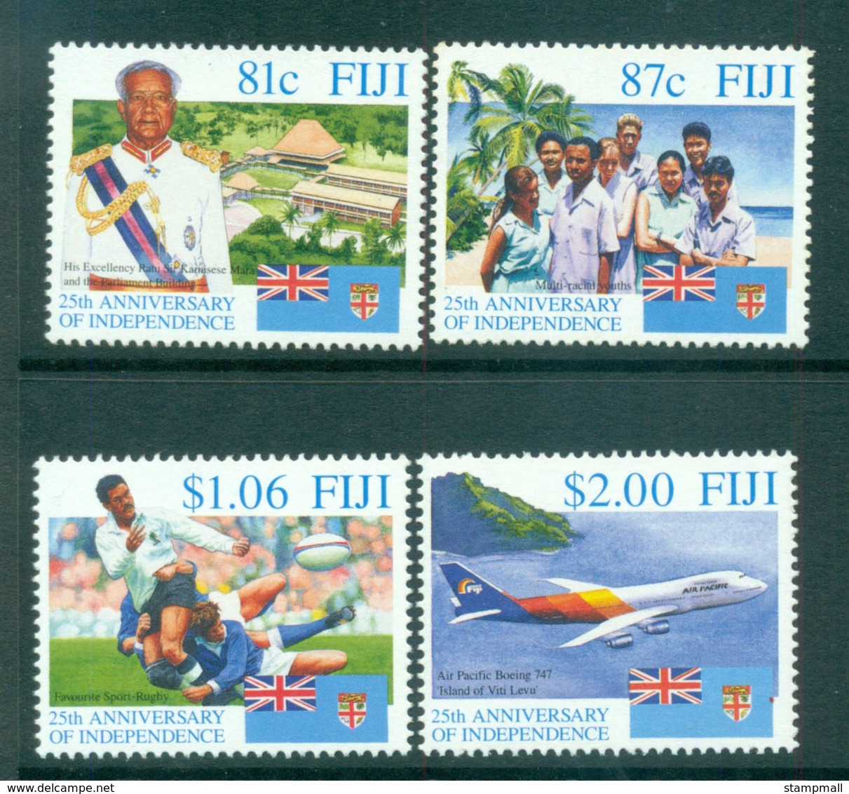 Fiji 1995 25th Anniv. Independence MUH Lot66627 - Fiji (1970-...)