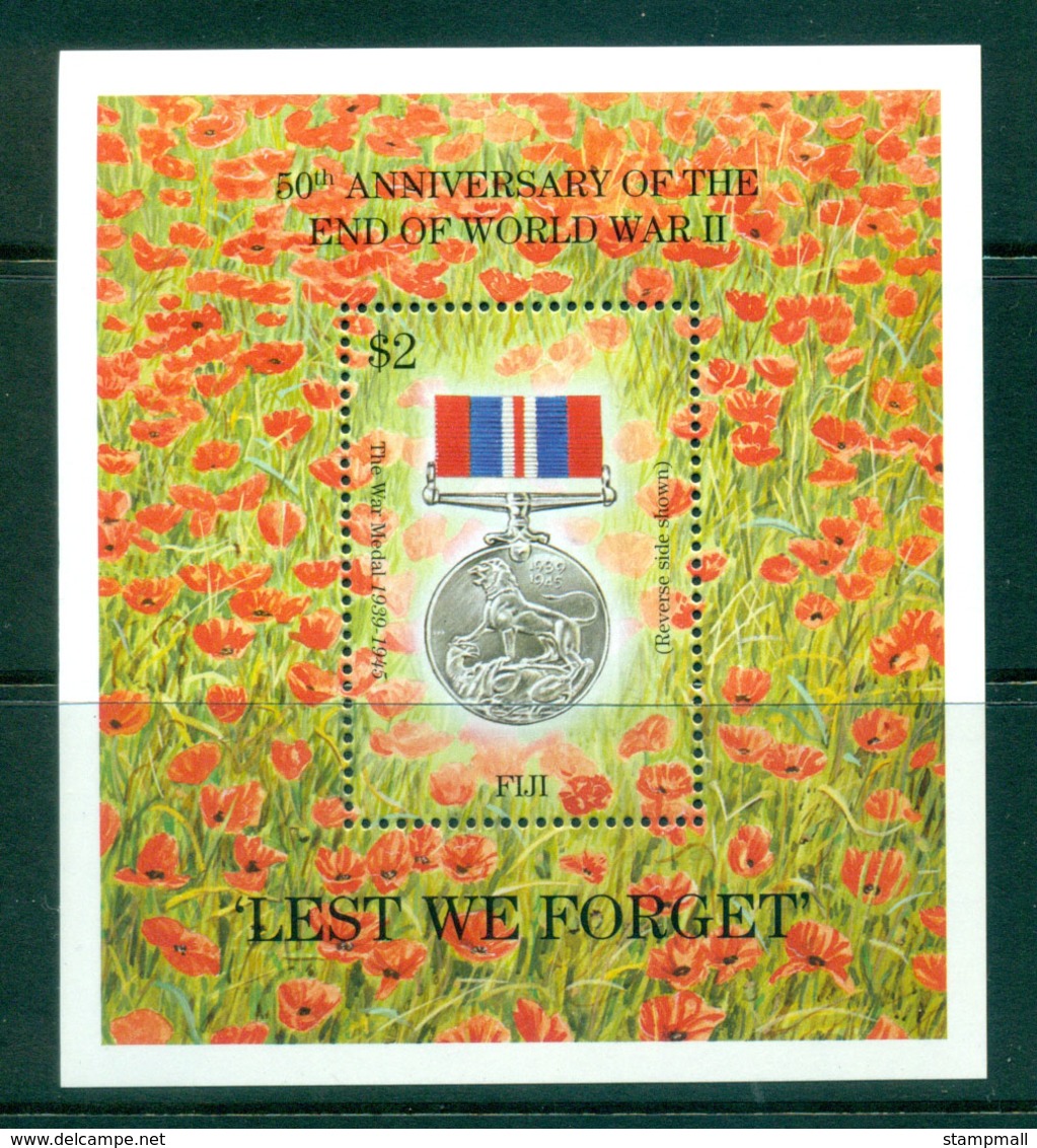 Fiji 1995 End Of WWII MS MUH Lot54450 - Fiji (1970-...)