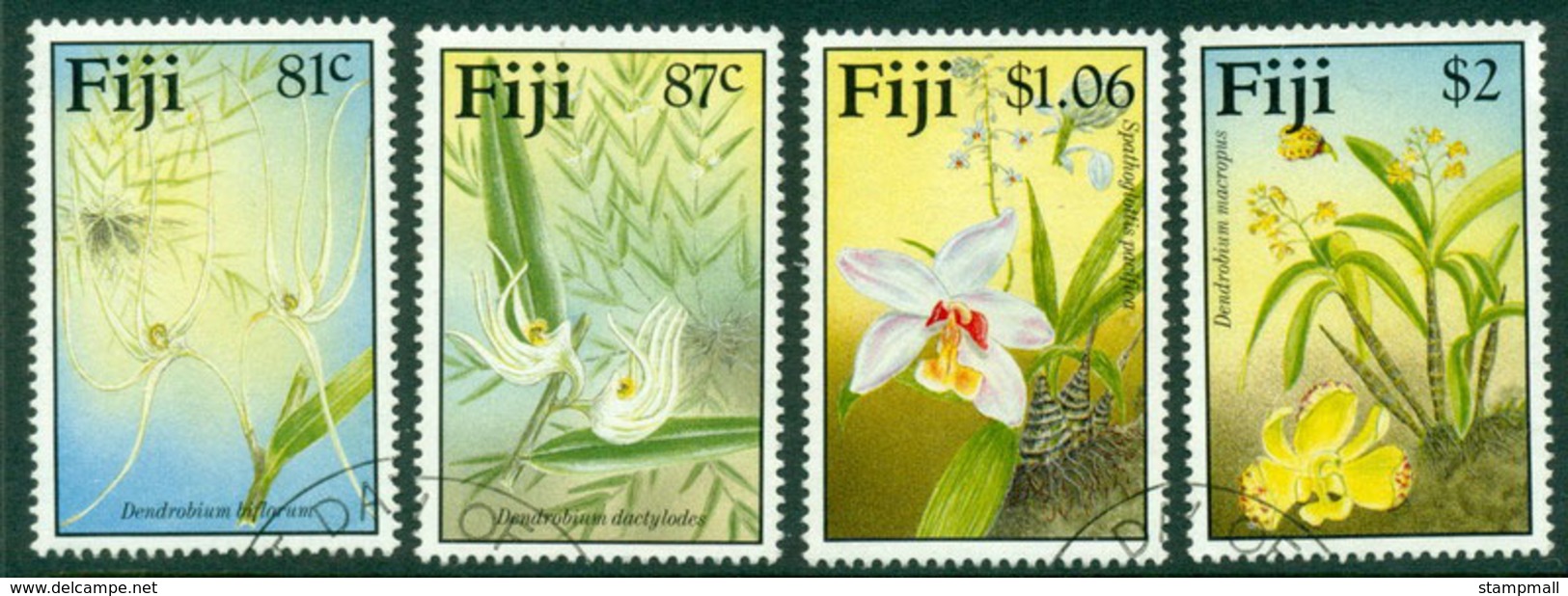 Fiji 1997 Orchids Flowers FU Lot15000 - Fiji (1970-...)