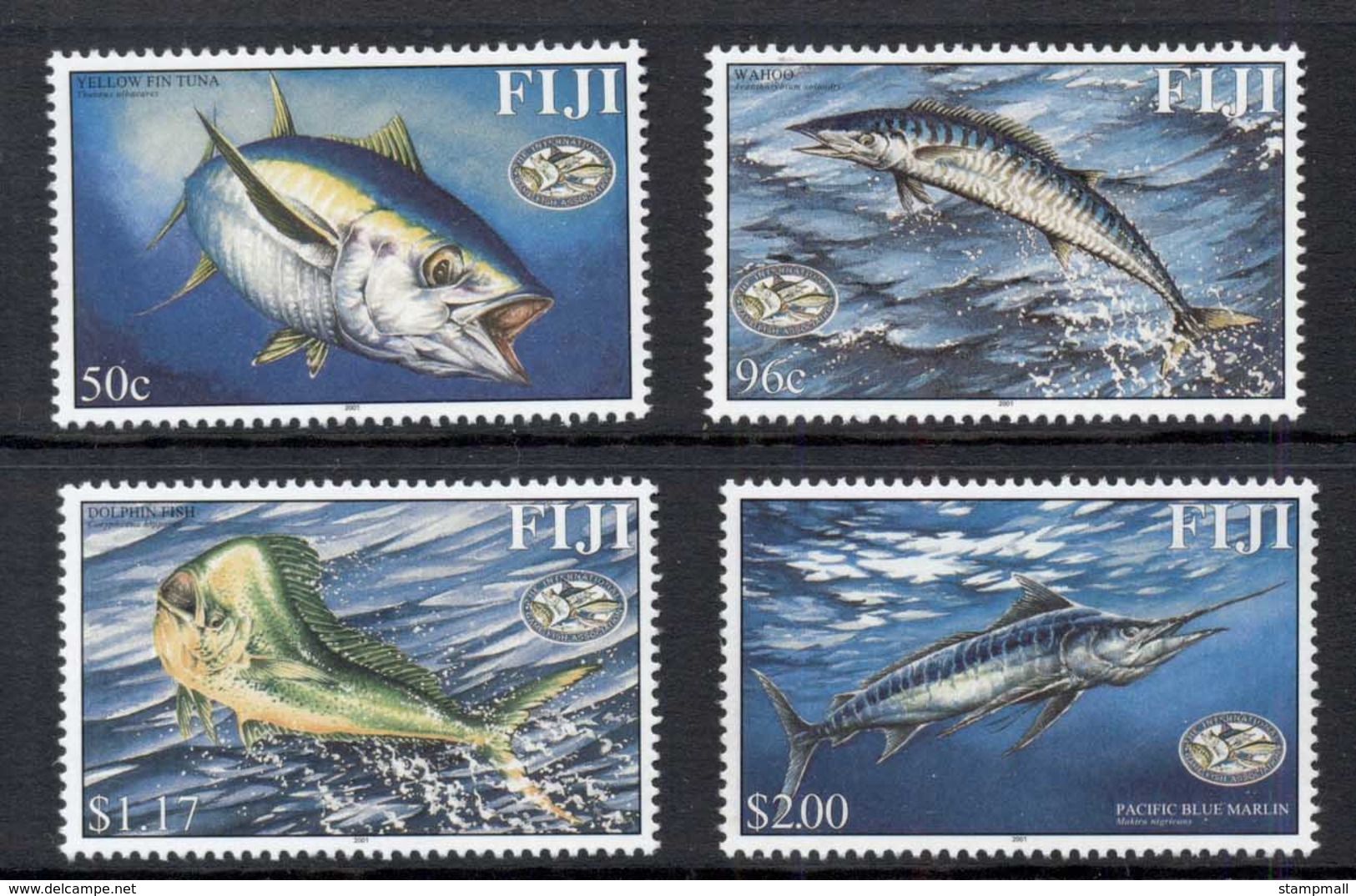 Fiji 2001 Fish MUH - Fiji (1970-...)