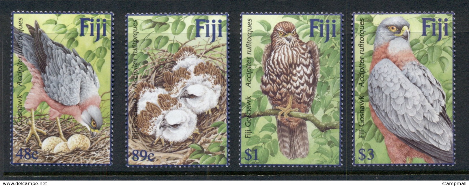 Fiji 2002 Birds, Fiji Goshawk MUH - Fiji (1970-...)