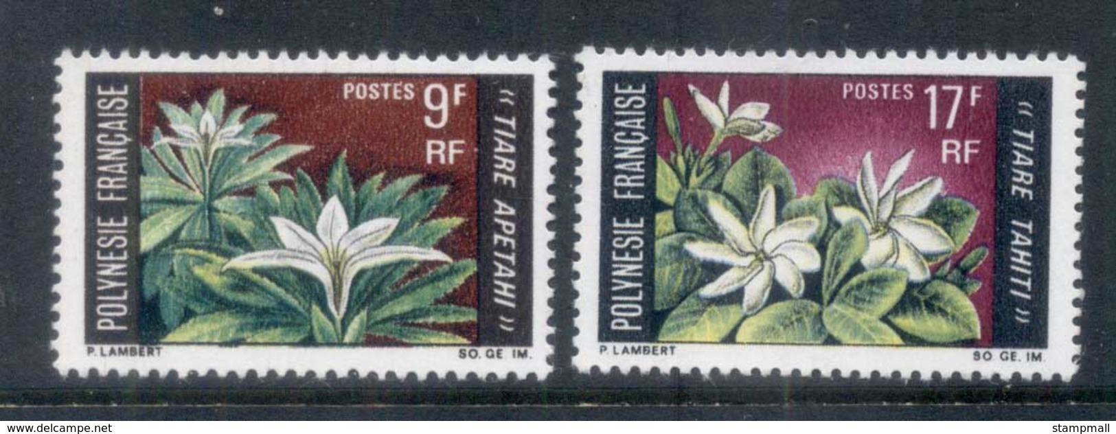 French Polynesia 1969 Flowers MUH - Unused Stamps