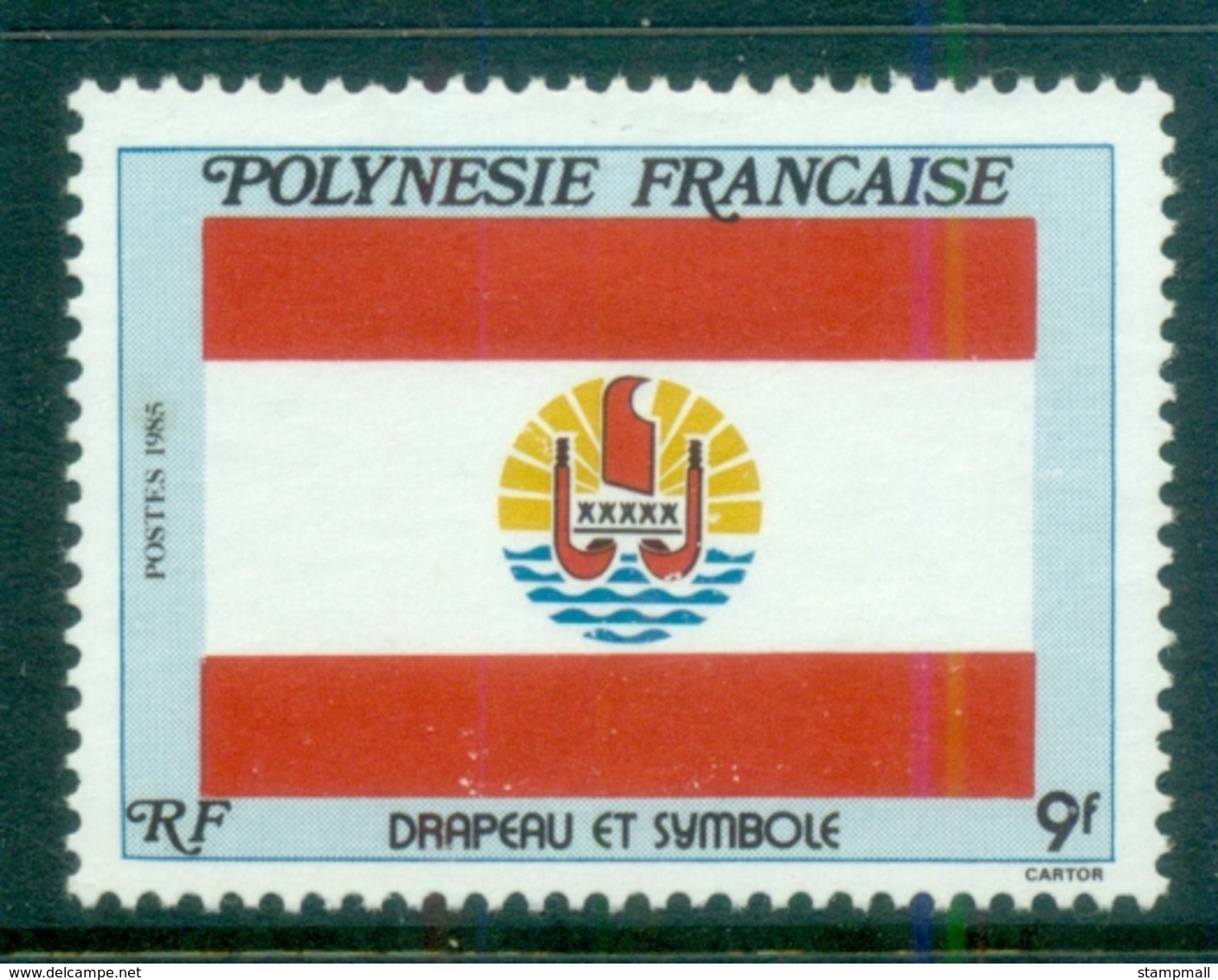 French Polynesia 1985 National Flag MLH - Unused Stamps