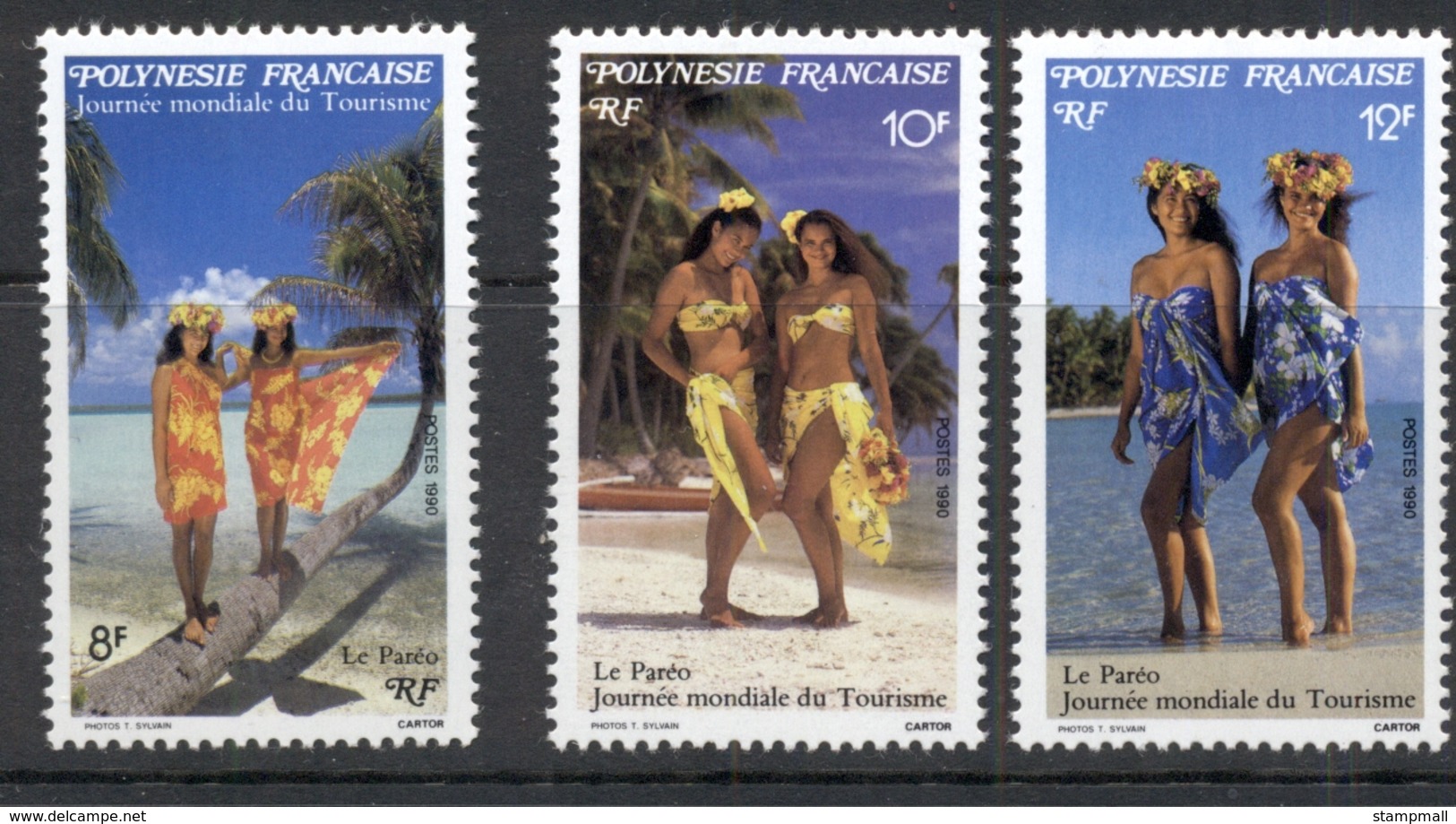 French Polynesia 1990 Intl. Tourism Day MUH - Unused Stamps