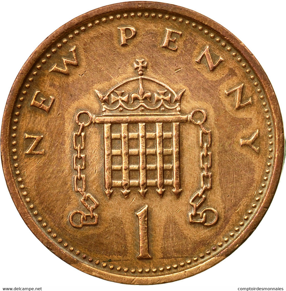 Monnaie, Grande-Bretagne, Elizabeth II, New Penny, 1976, TTB, Bronze, KM:915 - 1 Penny & 1 New Penny