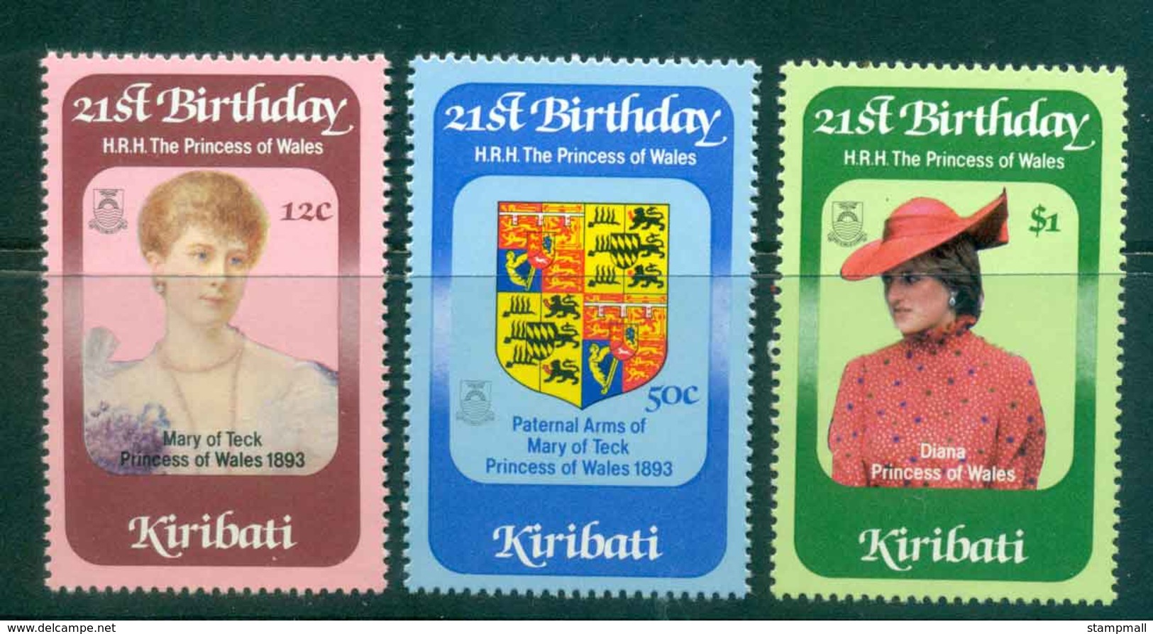 Kiribati 1982 Diana 21st Birthday MUH Lot43505 - Kiribati (1979-...)