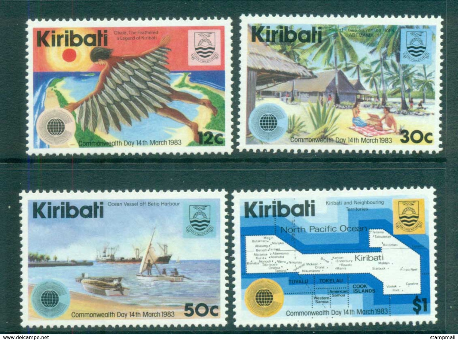 Kiribati 1983 Commonwealth  Day MUH Lot81478 - Kiribati (1979-...)