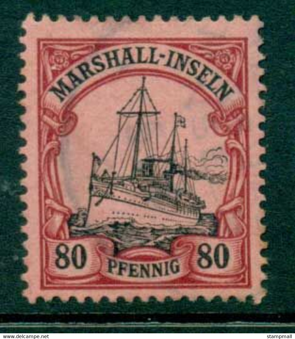 Marshall Is 1901 80pf Yacht VFU (lot23331) - Marshall Islands