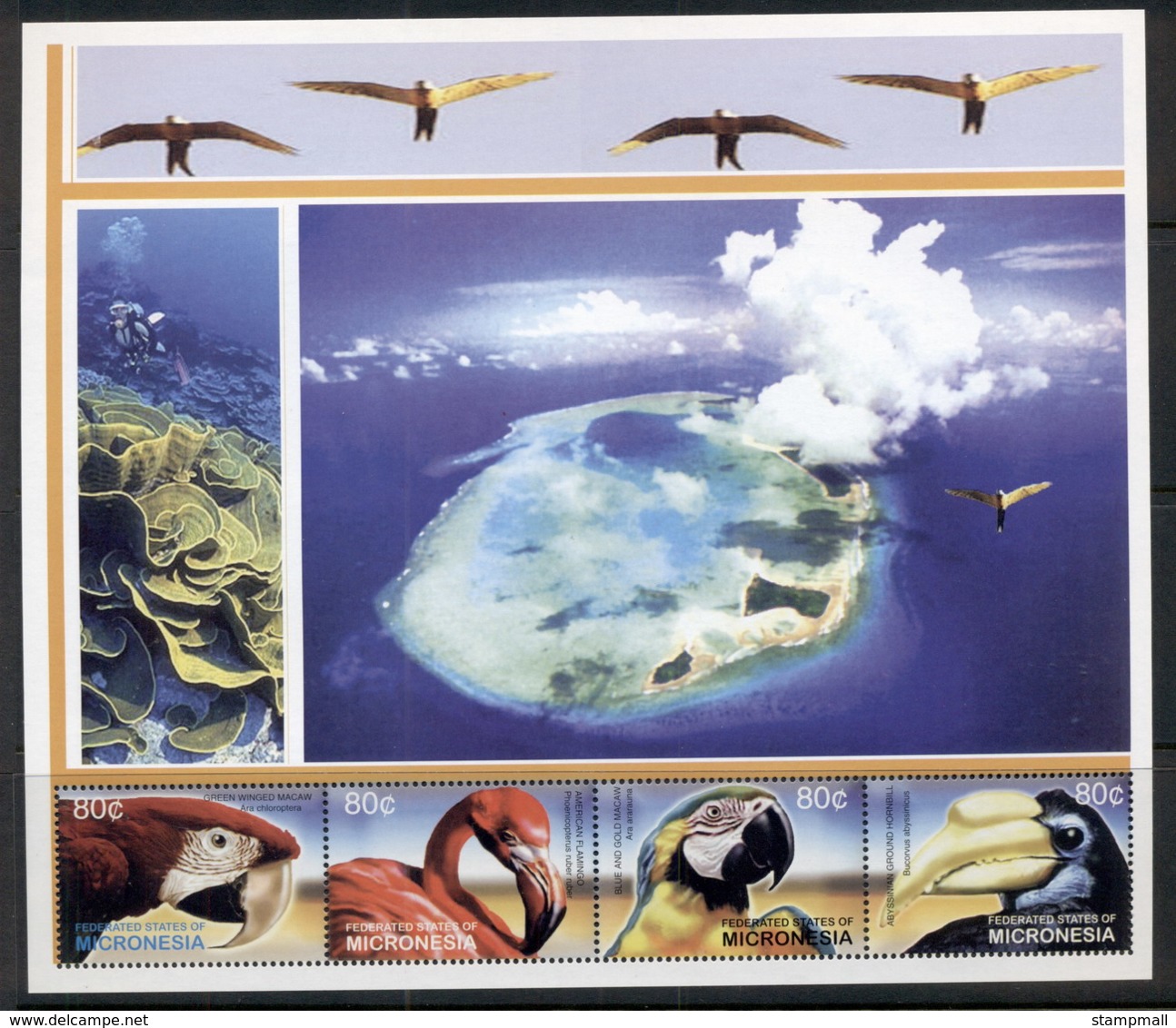 Micronesia 2003 Birds MS MUH - Micronesia