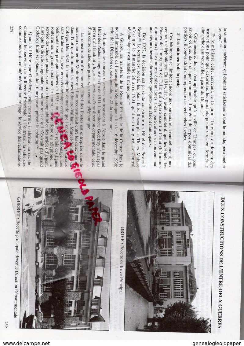 87- 19- 23- L' HISTOIRE DES COMMUNICATIONS EN LIMOUSIN-MALLE POSTE DILIGENCE- DIGEORGES VERYNAUD-NEUVIC ENTIER- - Ferrocarril & Tranvías