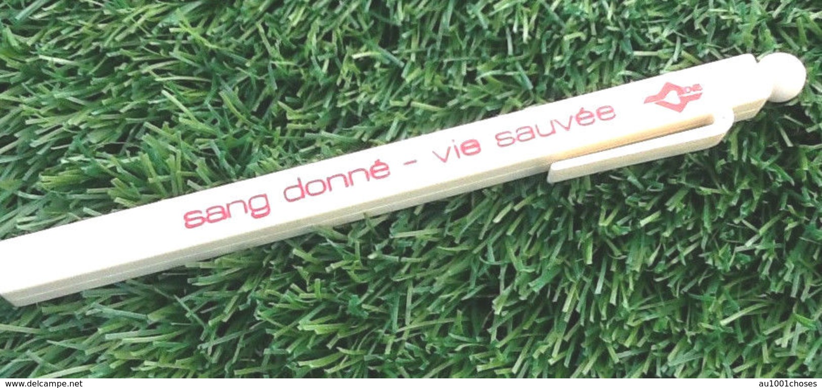 Ancien Stylo Publicitaire " Collector " Sang Donné - Vie Sauvée - Stylos