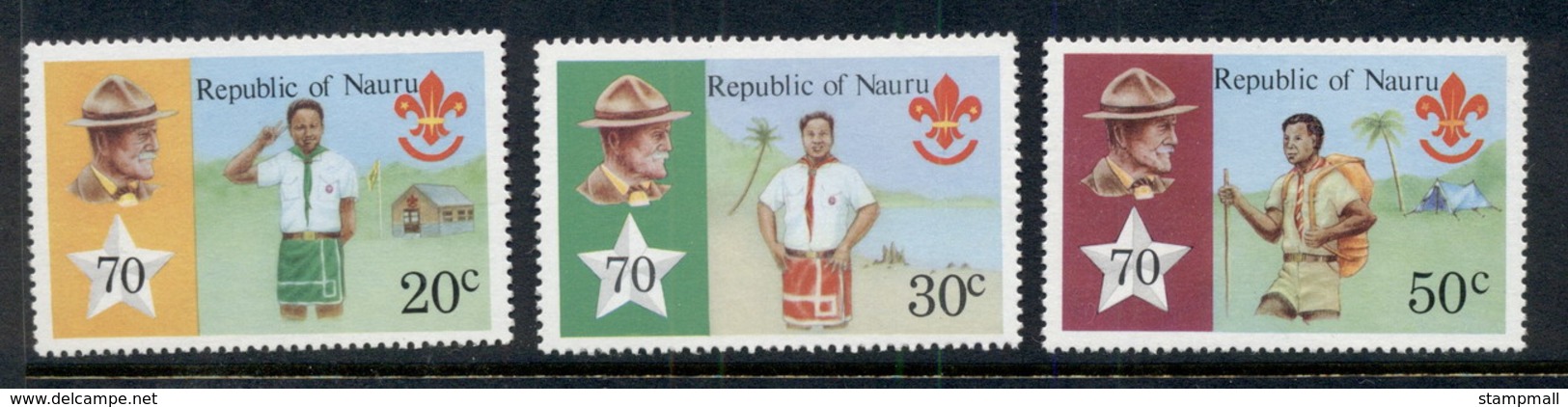 Nauru 1978 Scout Troop 70th Anniv. MUH - Nauru