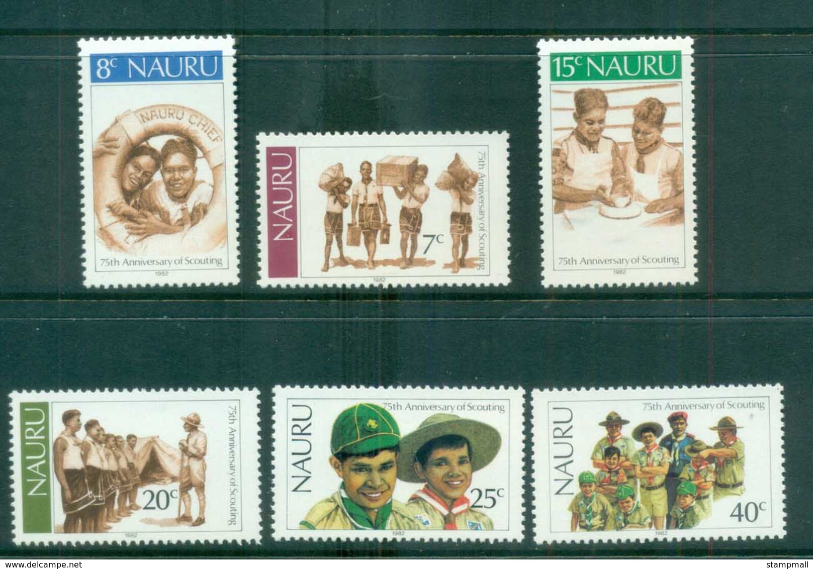 Nauru 1982 Scouting Year MUH Lot79523 - Nauru