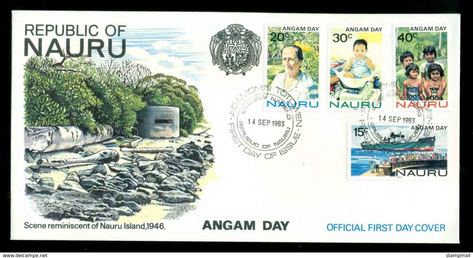 Nauru 1983 ANGAM Day FDC Lot51582 - Nauru