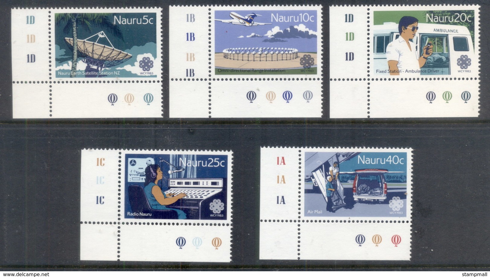 Nauru 1983 World Communications Year MUH - Nauru