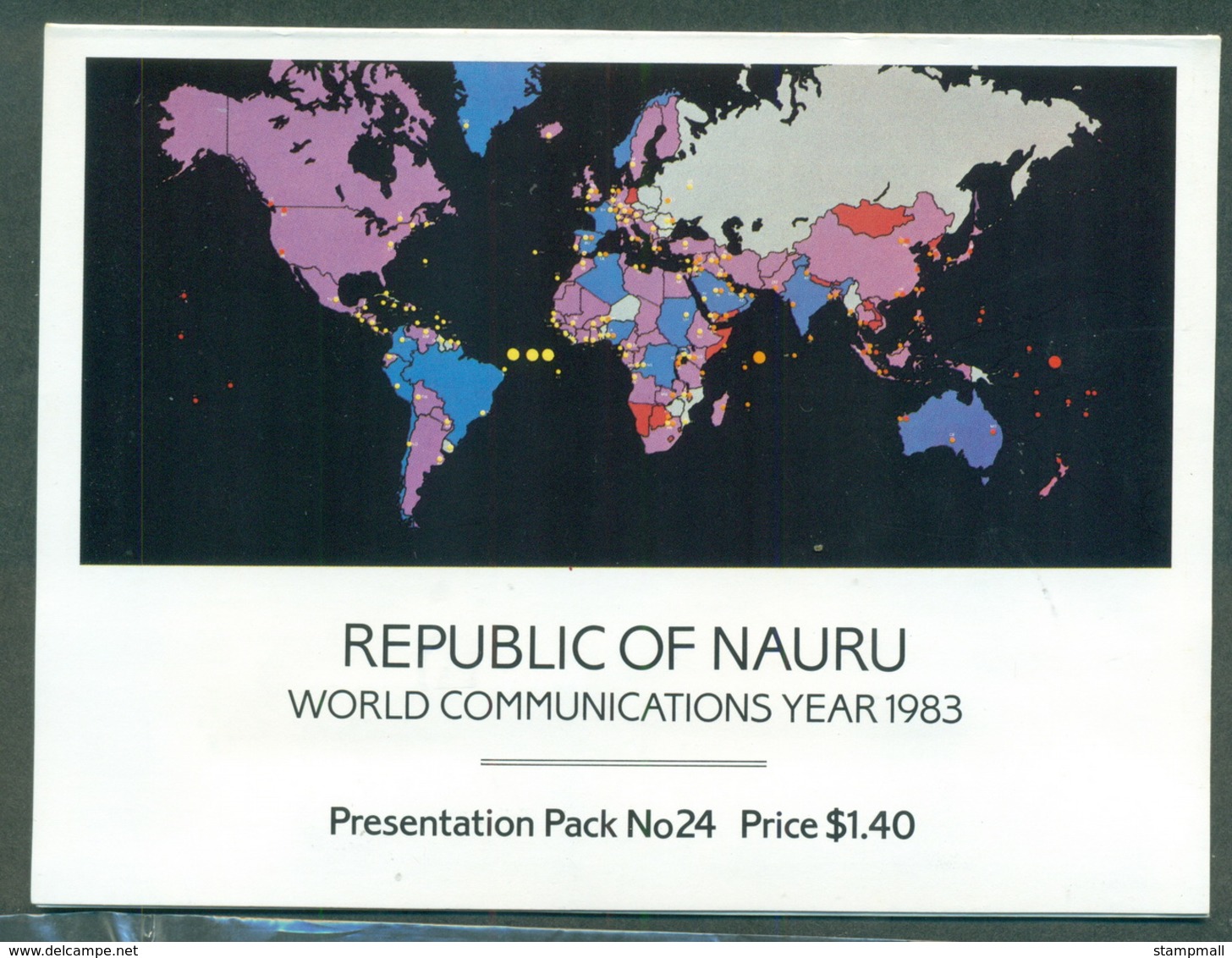 Nauru 1983 World Communications Year Stamp Pack POP Lot(xl)70787 - Nauru