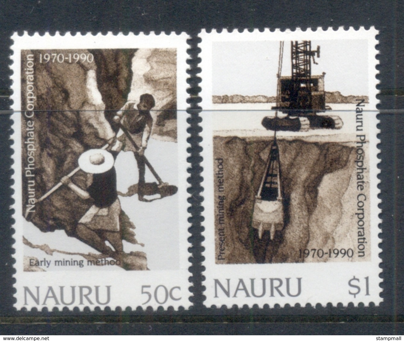 Nauru 1990 Nauru Phosphate Corp. 20th Anniv. MUH - Nauru