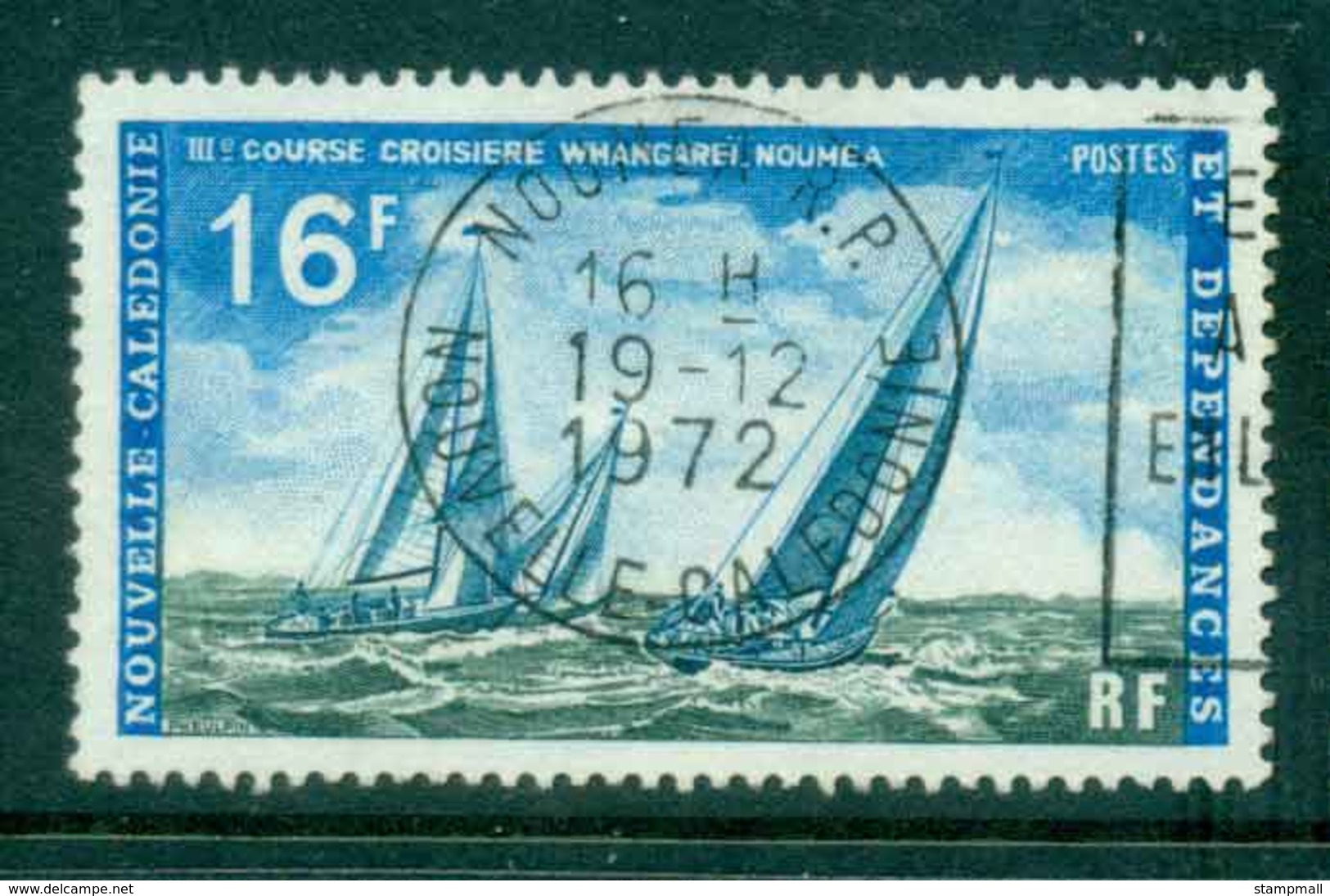 New Caledonia 1971 NZ To Noumea Sailing Ships FU Lot49529 - Unused Stamps