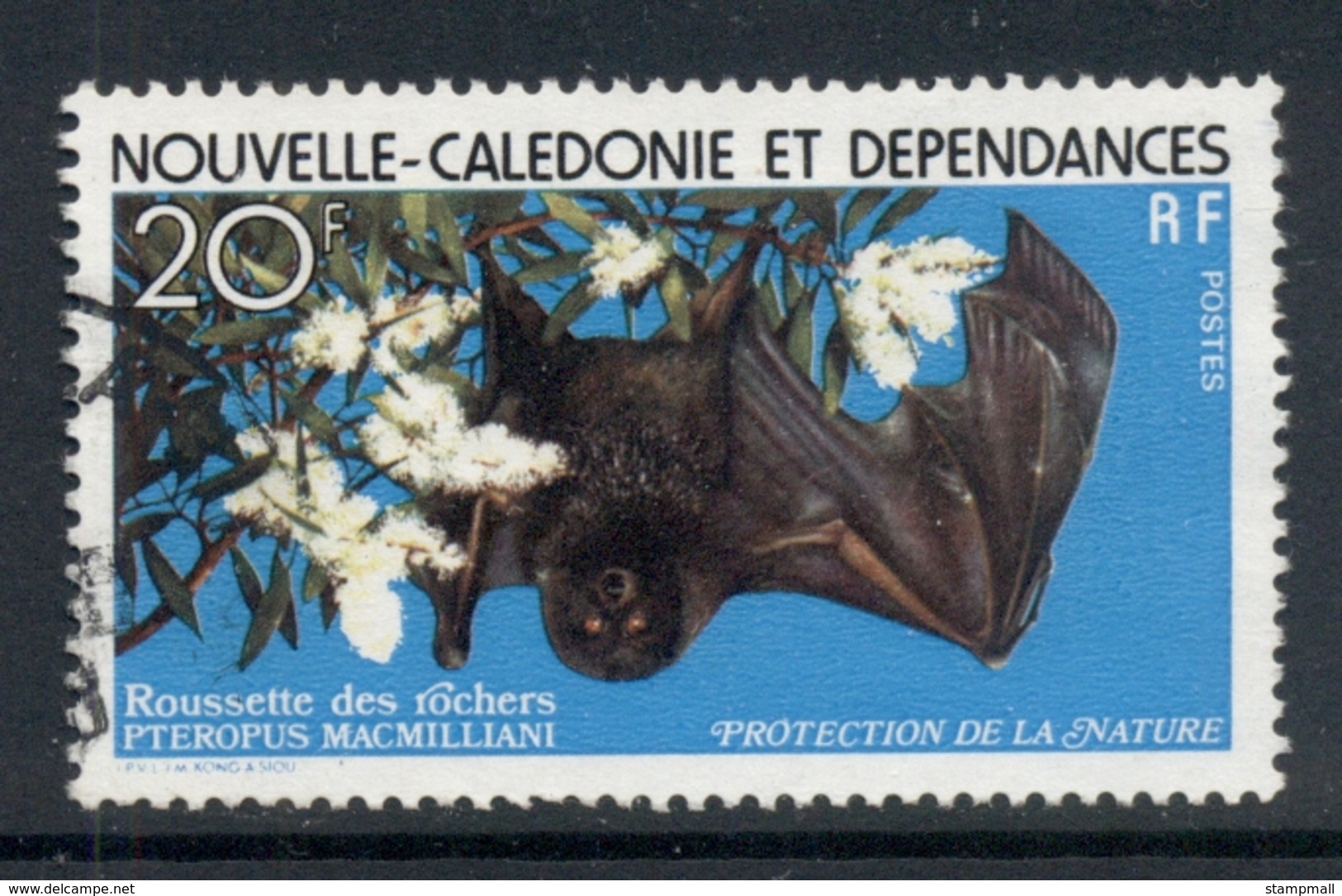 New Caledonia 1978 Nature Protection Flying Fox FU - Unused Stamps