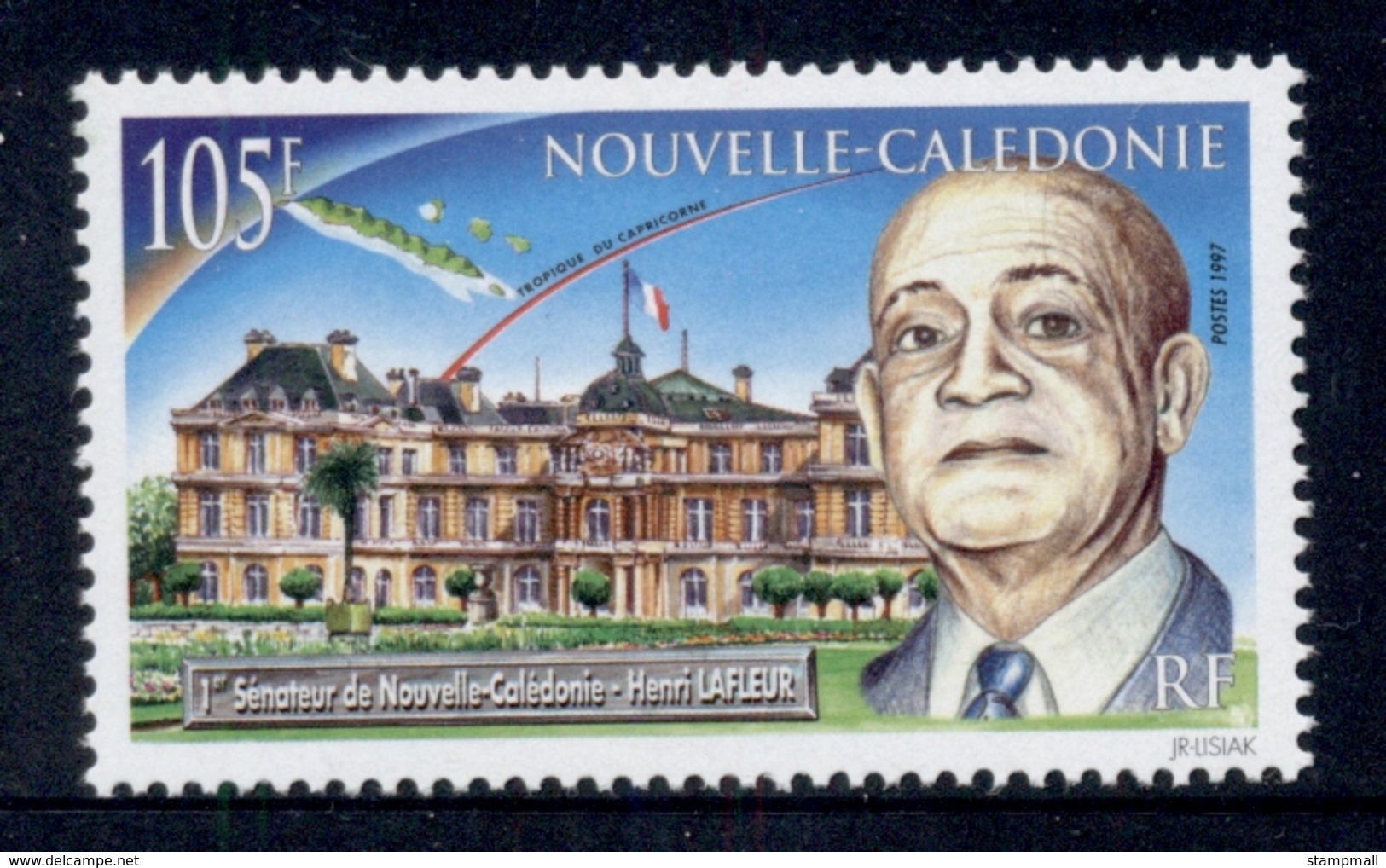 New Caledonia 1997 Henri La Fleur, Senator MUH - Unused Stamps