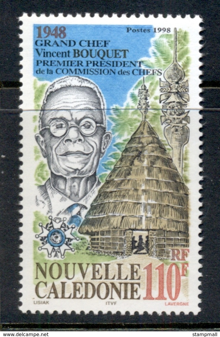 New Caledonia 1998 Vincent Bouquet MUH - Unused Stamps