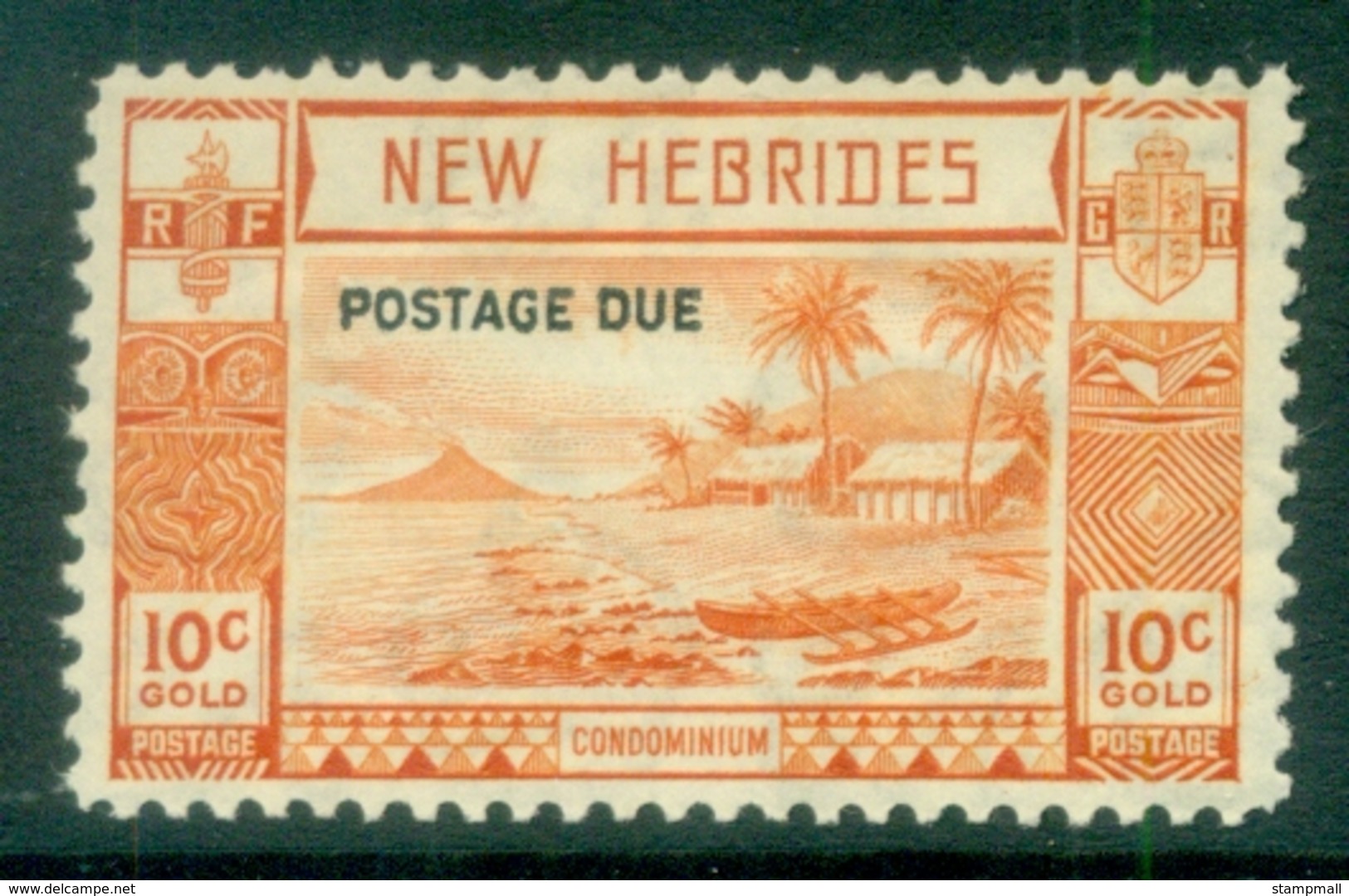 New Hebrides (Br) 1938 Postage Dues Opts 10c MUH - Used Stamps