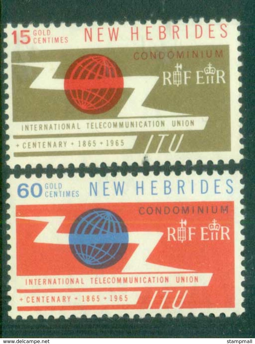 New Hebrides (Br) 1965 ITU MUH - Unused Stamps