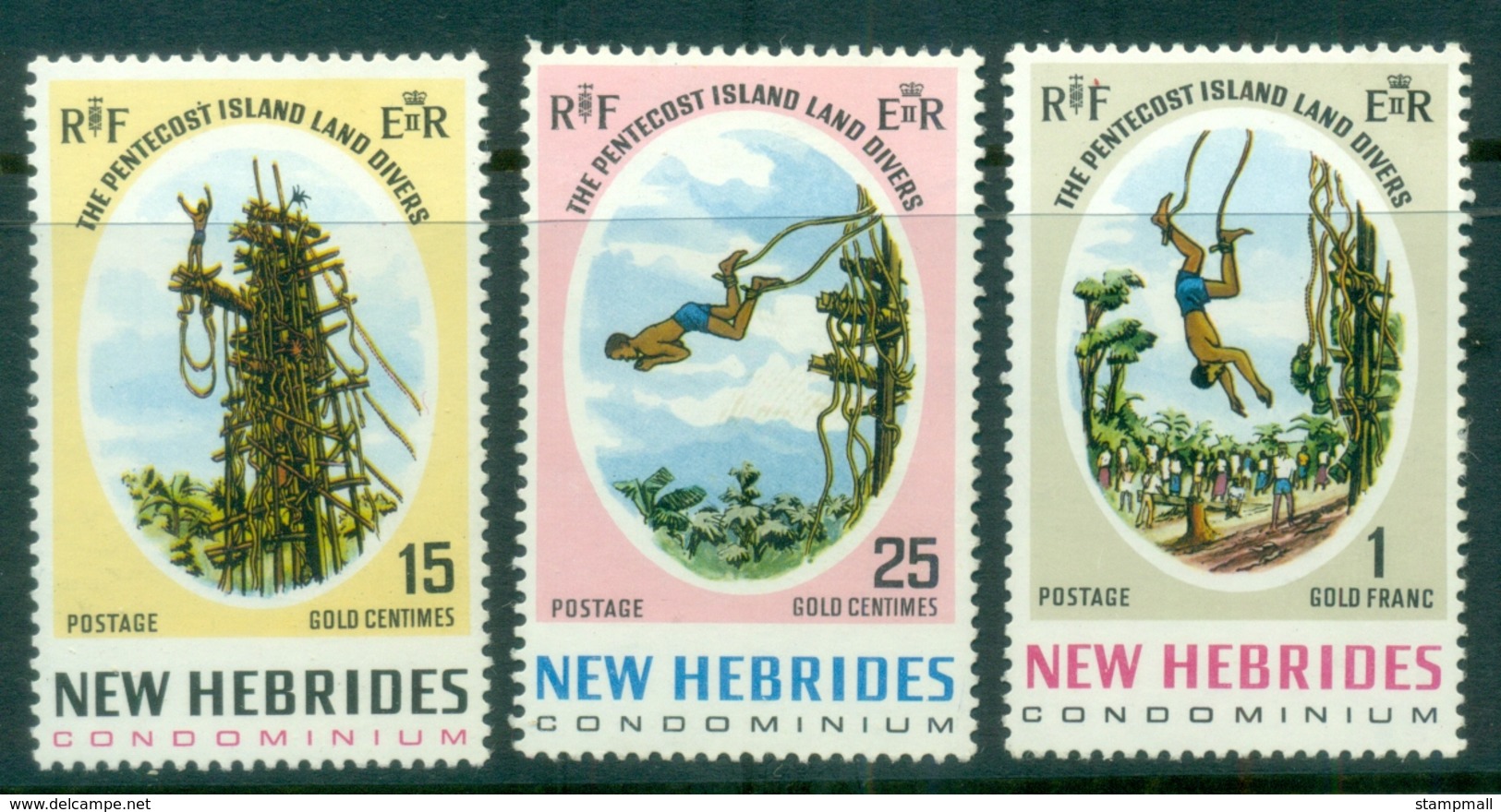 New Hebrides (Br) 1969 Land Divers Of Pentecost Is MLH - Neufs