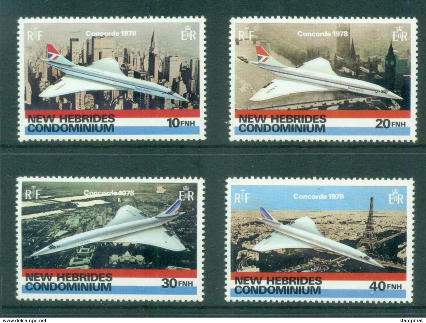 New Hebrides (Br) 1978 Concorde MUH - Unused Stamps