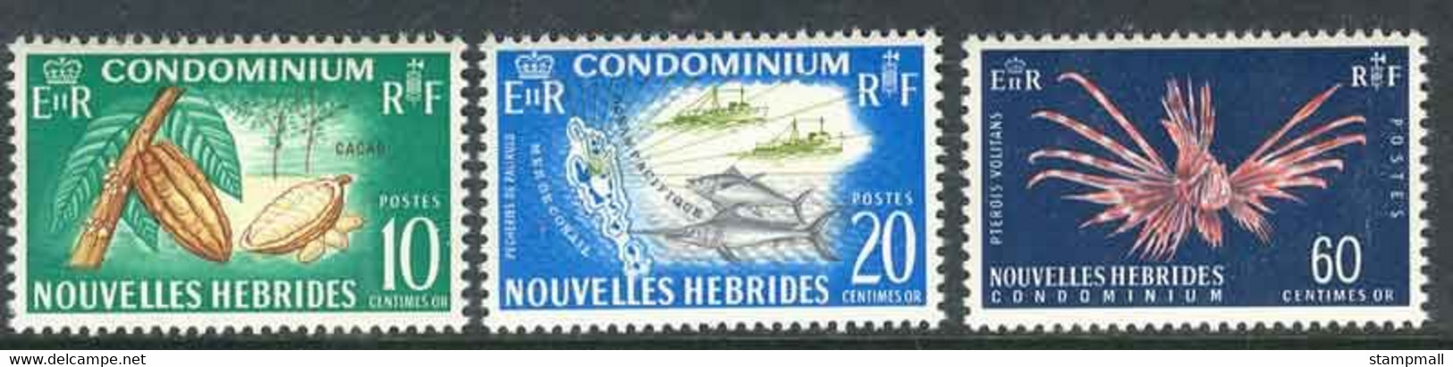 New Hebrides (Fr) 1968 New Values RF MUH Lot10491 - Unused Stamps