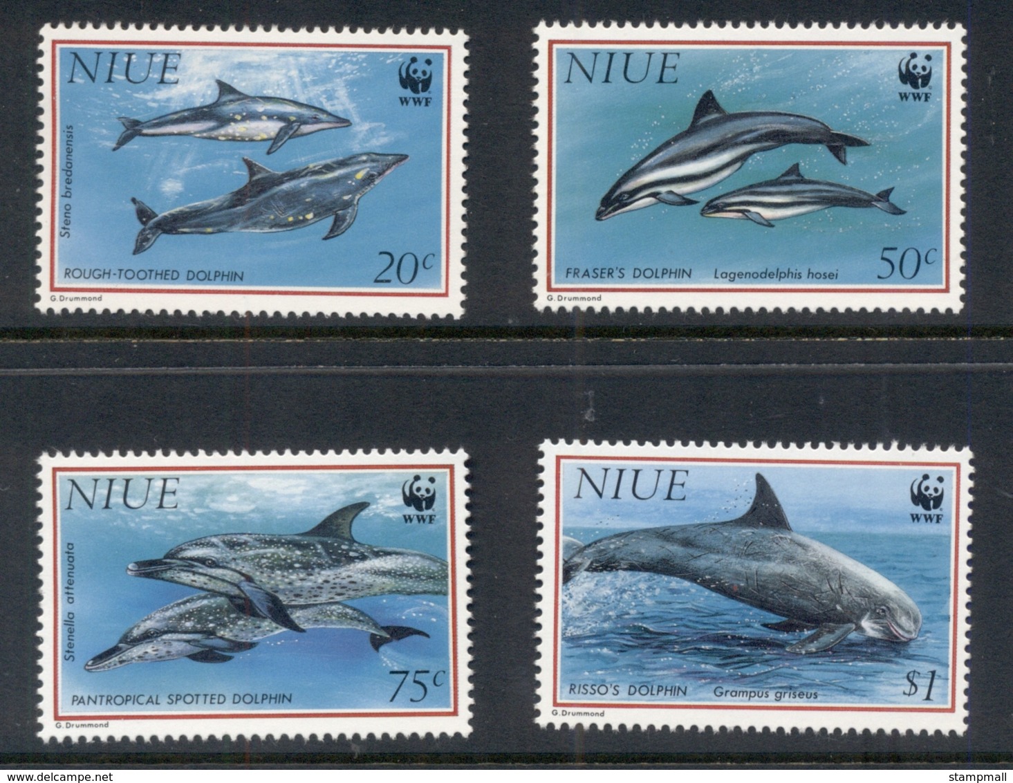 Niue 1993 WWF Marine Life, Dolphin MUH - Niue