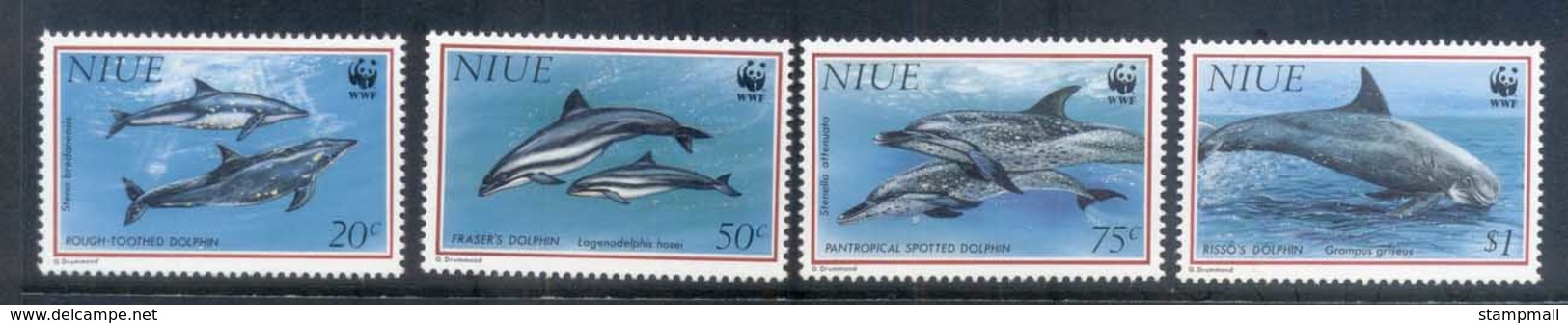 Niue 1993 WWF Pacific Dolphins MUH - Niue