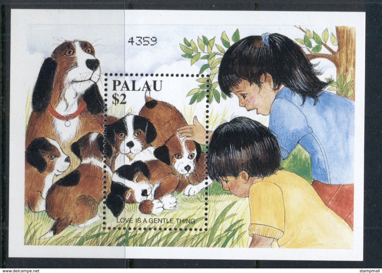 Palau 1999 How To Love Your Dog MS MUH - Palau