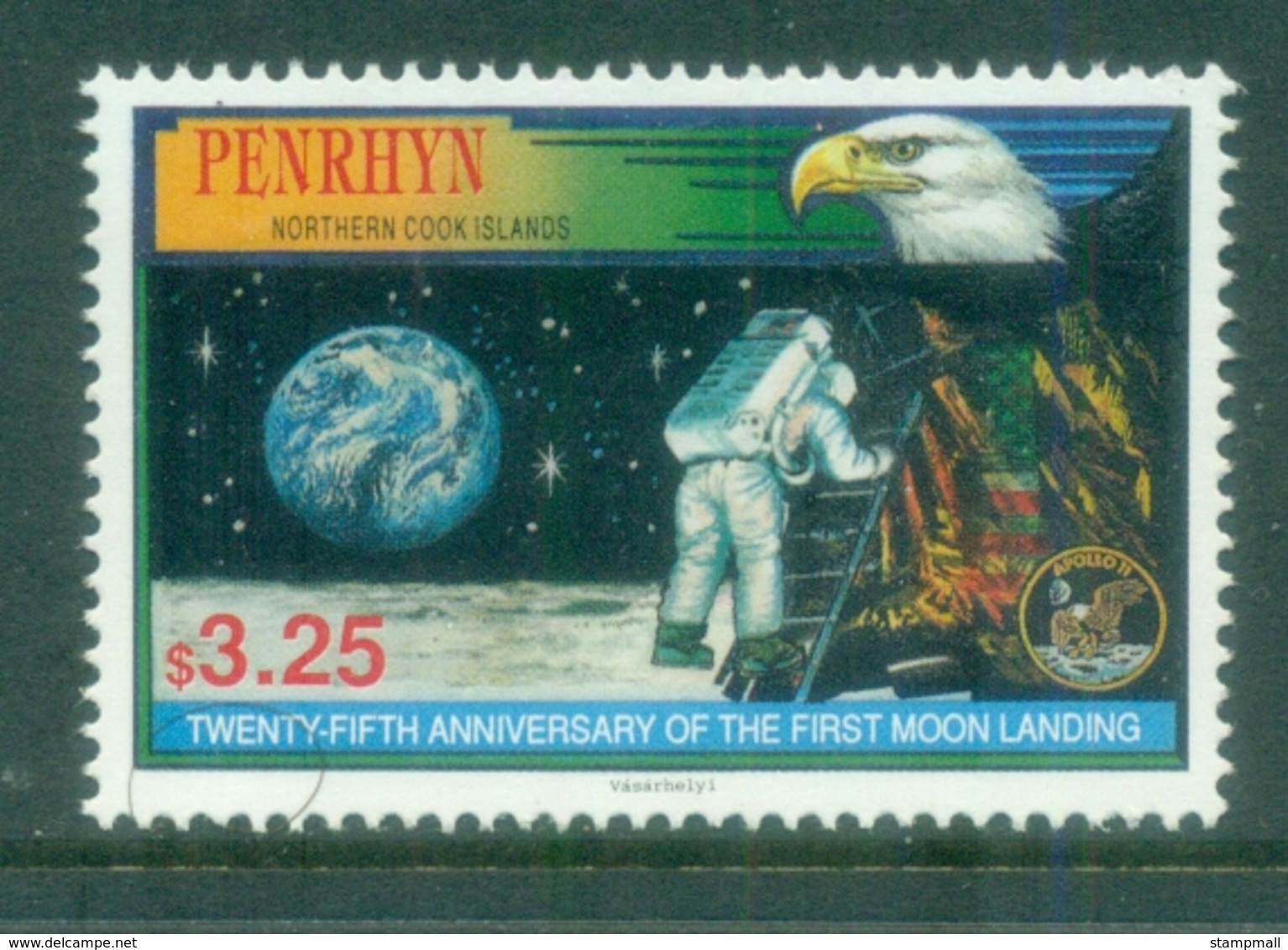 Penrhyn Is 1994 Space Moon Landing 25th Anniv. MUH - Penrhyn