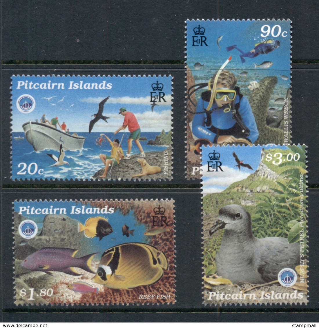 Pitcairn Is 1998 Marine Life, Intl. Year Of The Oceans MUH - Pitcairn Islands