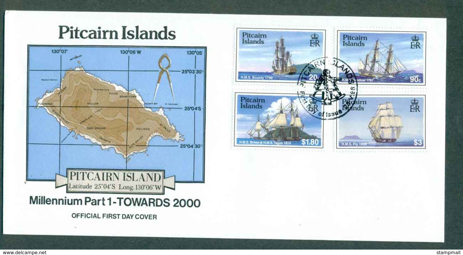 Pitcairn Is 1999 Towards 2000 Pt 1 FDC Lot45768 - Pitcairn Islands