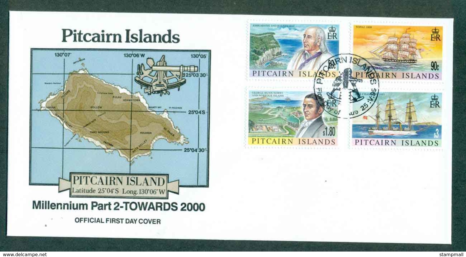 Pitcairn Is 1999 Towards 2000 Pt 2 FDC Lot45755 - Pitcairn Islands