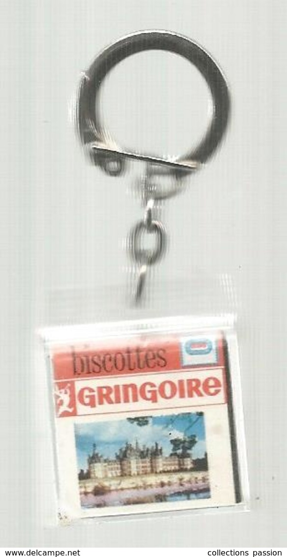 Porte Clefs, Clés, Boite De Biscottes GRINGOIRE , 2 Scans ,  Frais Fr 1.95 E - Porte-clefs