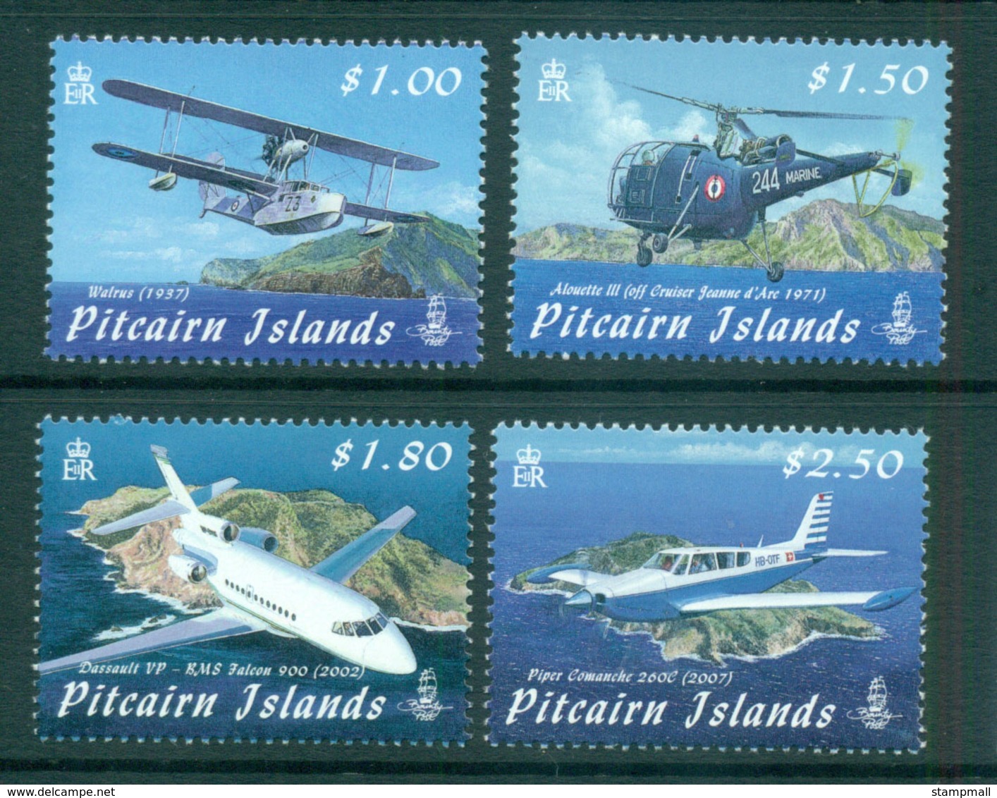 Pitcairn Is 2009 Aircraft MUH Lot66596 - Pitcairn Islands